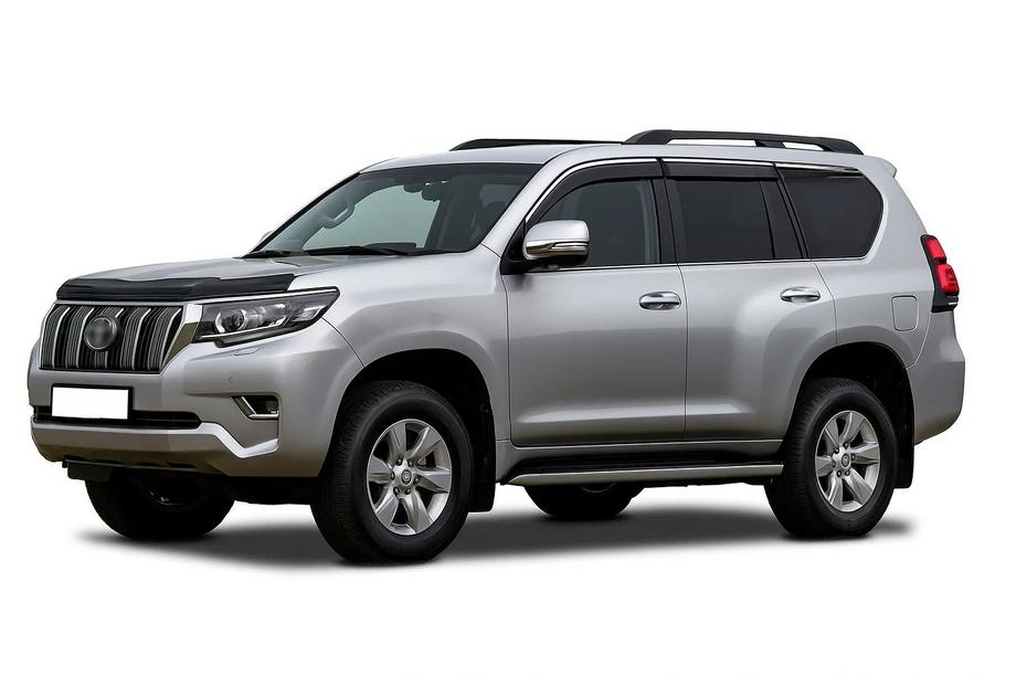 Toyota Land Cruiser Prado 150 2009–2023 Vindavvisare med kromlist Niken Luxury (6 st) Image