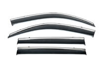 Toyota Land Cruiser Prado 150 2009–2023 Vindavvisare med krom (4 st, Niken) foto 1