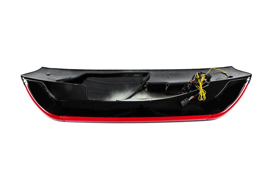 Toyota Land Cruiser Prado 150 2009–2023 Spoiler med Full LED Svart färg Foto 9