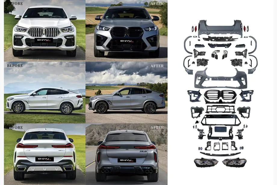BMW X6 G06 2019–2027 Facelift-kit för X6M F96 2024 Foto 1