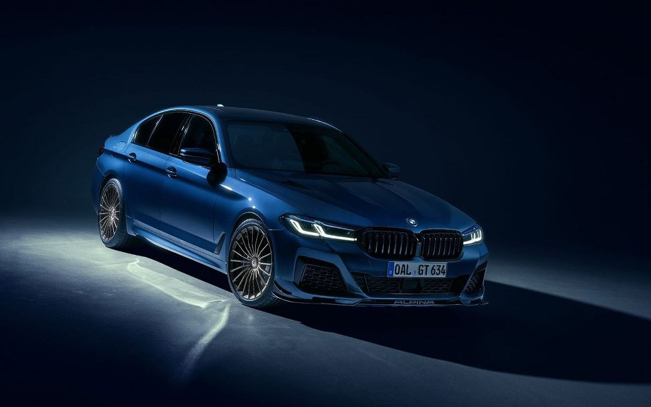 Test av den högpresterande sedanen Alpina B5
