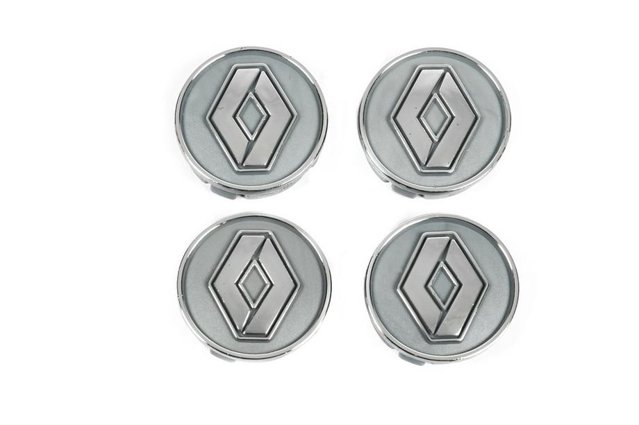Renault Navkåpor grå ren60tur-sir (59 mm till 55 mm, 4 st) Foto 2