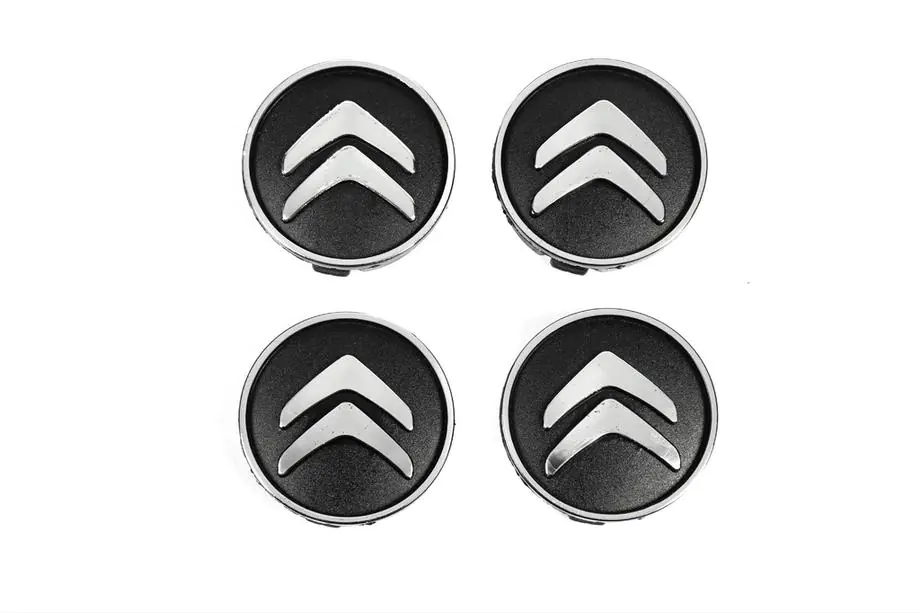 Citroen Navkåpor till fälgar, svarta cit5955tur-bl (59 mm till 55 mm, 4 st) Image
