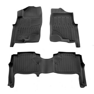 Stingray 3D bilmattor (5 st, polyuretan) Nissan Navara 2006–2015