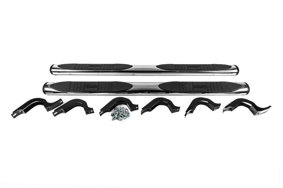 Toyota FJ Cruiser 2006–2022 Sidorör B098602 (2 st., rostfritt) (krom) Image