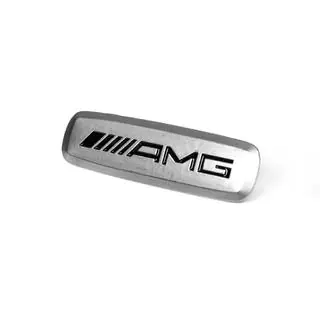 AMG aluminiumemblem för bilmattor (1 st) foto 2