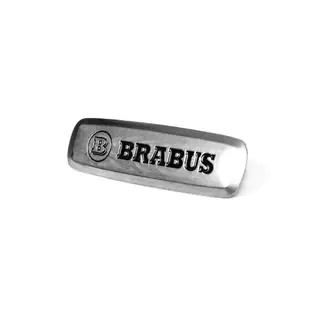 Brabus aluminiumemblem för bilgolvmattor (1 st) foto 2