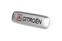 Citroen Aluminiumemblem för bilmattor (1 st) foto 2