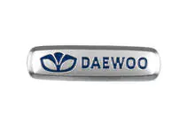 Daewoo Aluminiumemblem för bilmattor (1 st) foto 1
