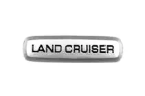 Toyota Land Cruiser aluminiumemblem för mattor (1 st) foto 1