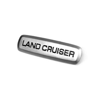 Land Cruiser aluminiumemblem för mattor (1 st) foto 2