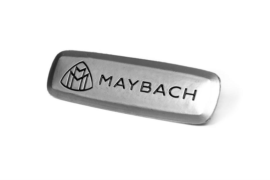 Mercedes-Benz Maybach aluminiumemblem för bilmattor (1 st) Foto 2