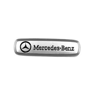 Mercedes aluminiumemblem för bilmattor (1 st)