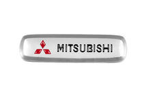 Mitsubishi Aluminiumemblem för bilmattor (1 st) foto 1