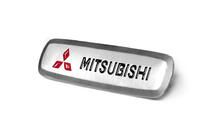 Mitsubishi Aluminiumemblem för bilmattor (1 st) foto 2