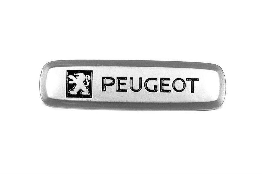 Peugeot Aluminiumemblem för bilmattor (1 st) Foto 1