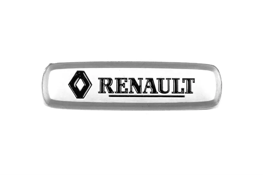 Renault Aluminiumemblem för bilmattor (1 st) Foto 1