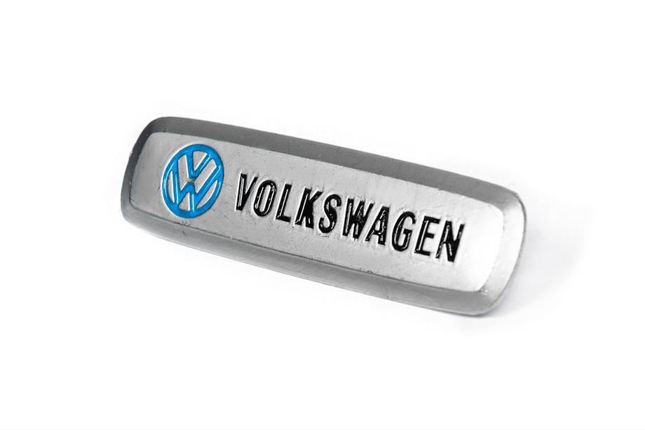 Volkswagen Aluminiumemblem för bilmattor (1 st) Foto 2