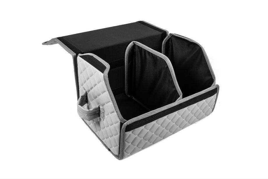 ECO bagageutrymmes-organizerväska (50x30x30, ljusgrå) Foto 5