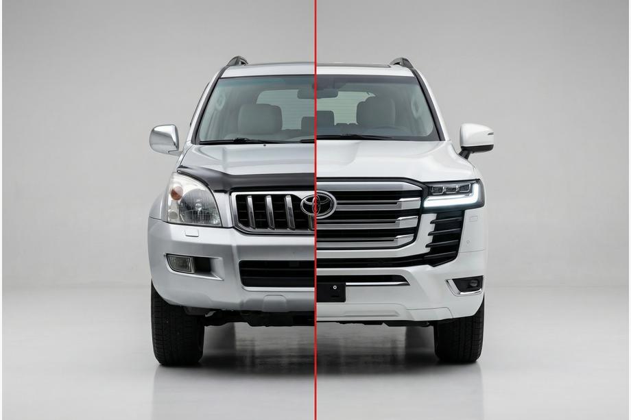 Toyota Land Cruiser Prado 120 2002–2009 Faceliftkit för LC 300 Image
