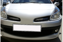 Renault Clio III 2005–2012 Grillister (4 st, rostfritt) foto 1
