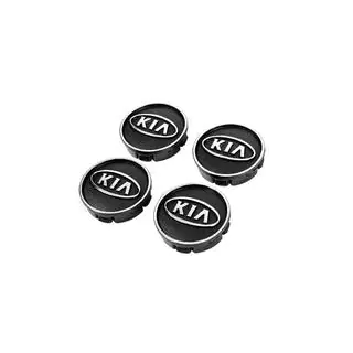 Svarta navkapslar kia60tur-bl (59 mm till 55 mm, 4 st.) foto 1