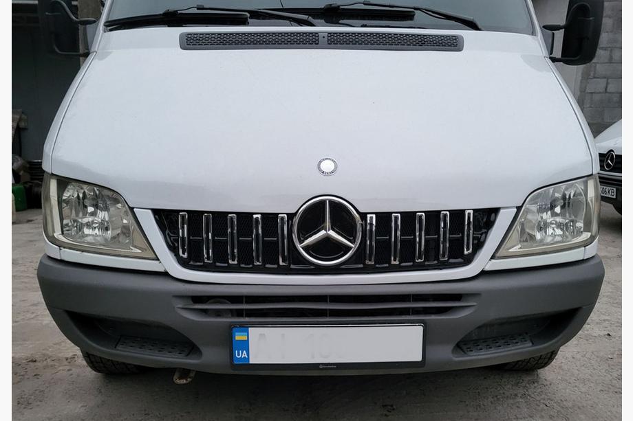 Mercedes Sprinter W901/902/903/904/905 1995–2006 GT Panamericana frontgrill Chrome Eco (CDI, 2002-2006) Foto 1