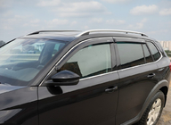 Skoda Kamiq 2019– Vindavvisare med kromlist (2019-2023, 4 st, Niken) foto 1