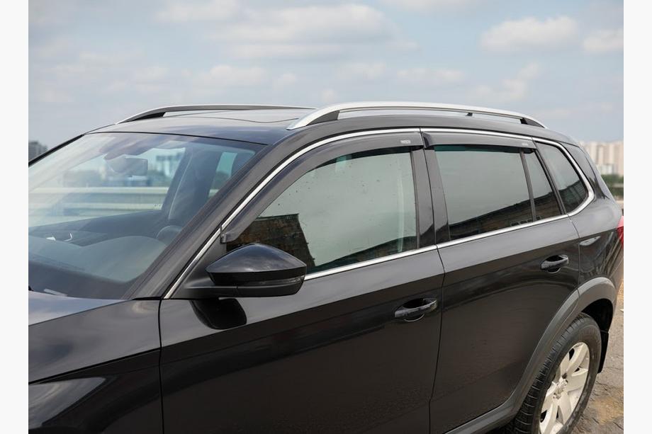 Skoda Kamiq 2019– Vindavvisare med kromlist (2019-2023, 4 st, Niken) Image