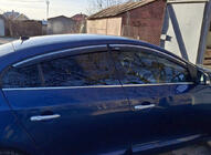 Renault Fluence 2009–2016 Vindavvisare med kromlist (4 st, Niken) foto 6