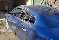 Renault Fluence 2009–2016 Vindavvisare med kromlist (4 st, Niken) foto 4
