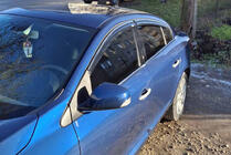 Renault Fluence 2009–2016 Vindavvisare med kromlist (4 st, Niken) foto 1