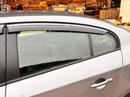 Renault Fluence 2009–2016 Vindavvisare med kromlist (4 st, Niken) foto 11