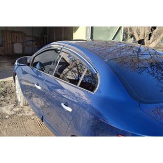 Vindavvisare med kromlist (4 st, Niken) Renault Fluence 2009–2016 foto 4