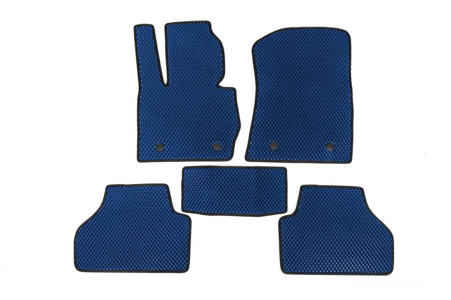 BMW X3 F25 2011–2018 EVA-bilmattor (Blå) Image