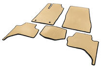 Mitsubishi L200 2015–2024 EVA bilmattor (Long base, Beige) foto 2