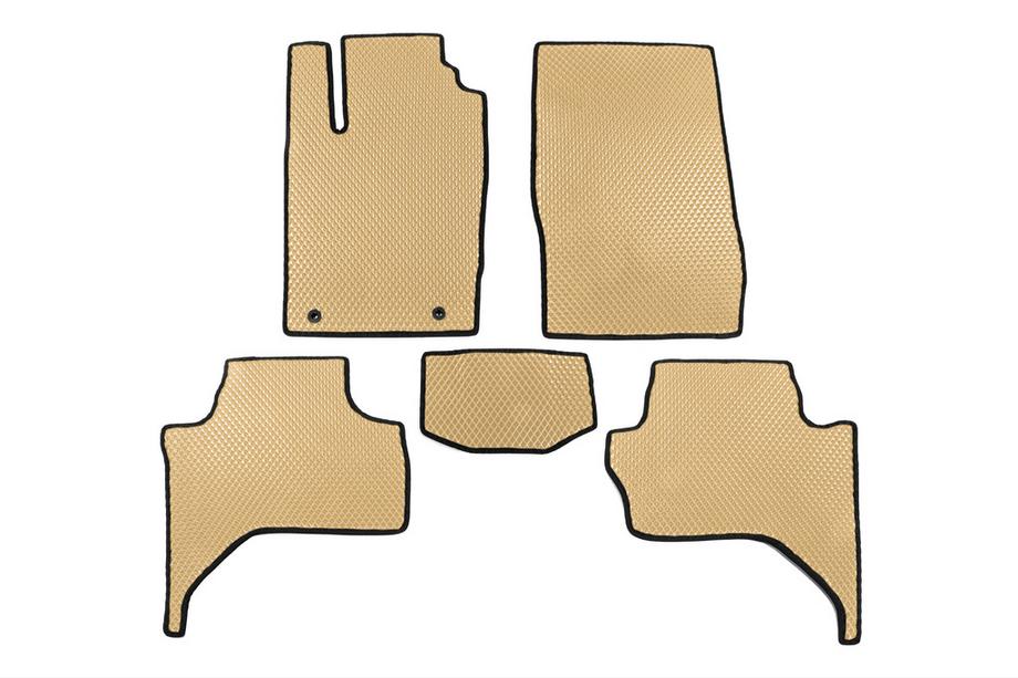 Mitsubishi L200 2015–2024 EVA bilmattor (Long base, Beige) Image