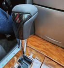 Toyota Land Cruiser Prado 150 2009–2023 Växelspaksknopp (svart läder + kolfiber) foto 1