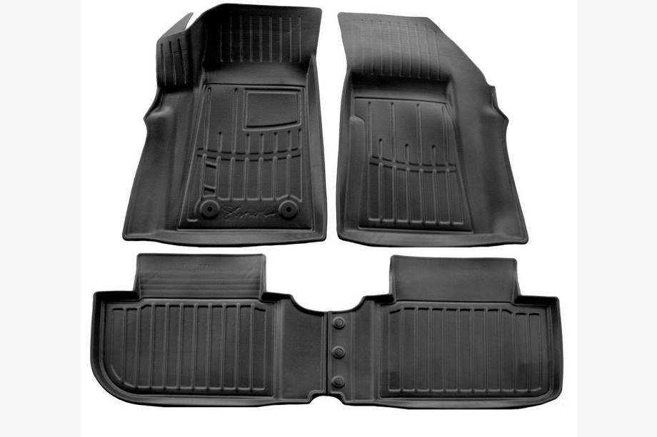 Chevrolet Menlo 2021–2023 Stingray 3D gummimattor för kupé (4 st) Image