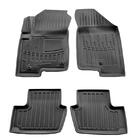 Jeep Compass 2006–2016 Stingray 3D gummimattor (4 st, 2 clips för förarmattan) foto 1
