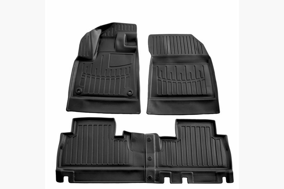 Fiat Doblo III 2023– Stingray 3D gummimattor för kupén (utan armstöd) (4 st) Image