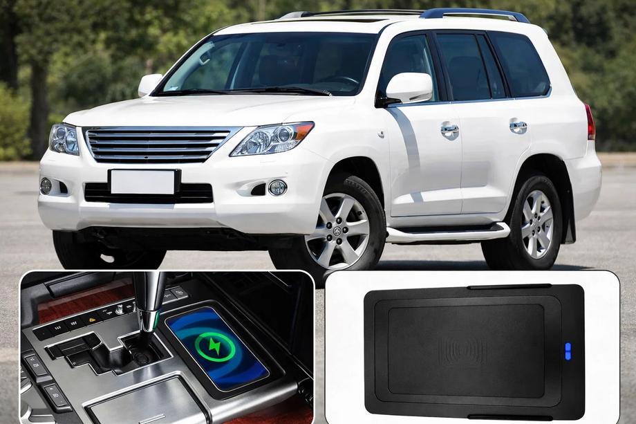 Lexus LX570/450d 2008–2022 Sats för trådlös telefonladdning (2007-2015) Image