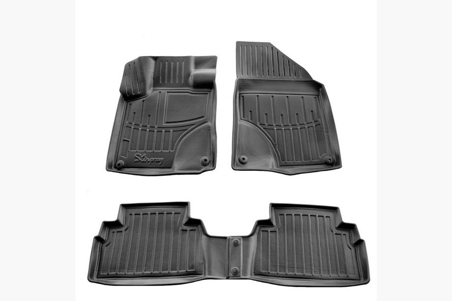 Geely Binyue/Coolray 2018– Stingray 3D gummimattor för kupé (4 st) Image