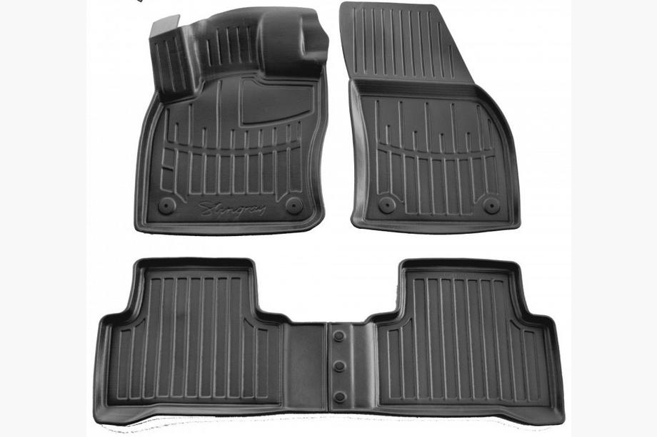 Volkswagen Touran 2015– Stingray 3D gummimattor för kupé (4 st) Image