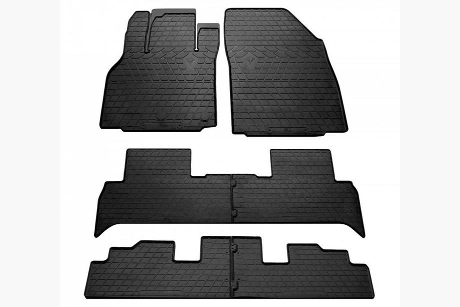 Renault Scenic/Grand 2009–2016 Stingray gummimattor för kupén (3 sätesrader, 6 st) Image