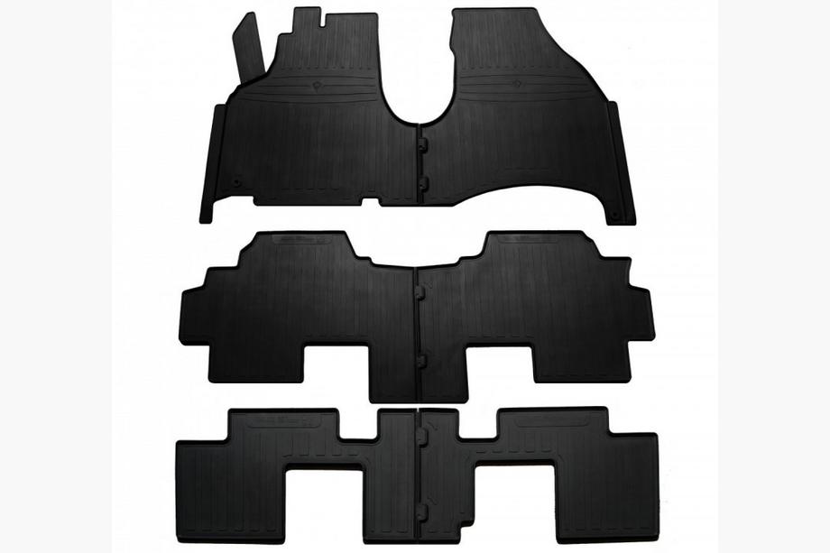 Peugeot 807 2002–2014 Stingray gummimattor för kupén (3 rader, 6 st.) Image