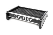 Volkswagen Crafter 2016– Instrumentbrädshylla (svart med svart söm) foto 3