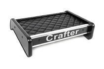 Volkswagen Crafter 2016– Instrumentbrädshylla (svart med svart söm) foto 2