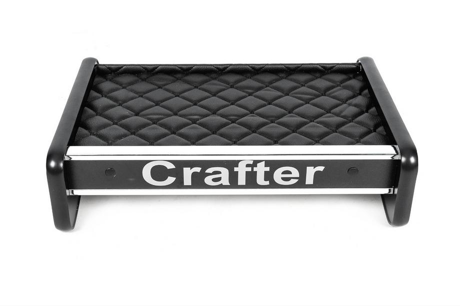 Volkswagen Crafter 2016– Instrumentbrädshylla (svart med svart söm) Image