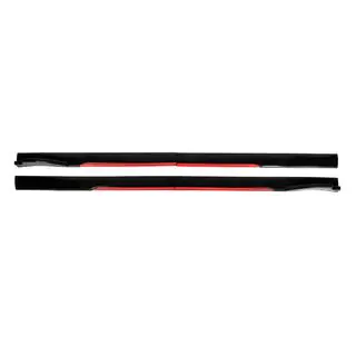 Universella tröskellister/side skirts Niken Red (ABS) (4 st) foto 3